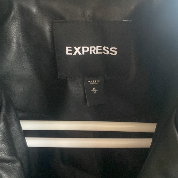 Black leather jacket - Picture 3 of 4